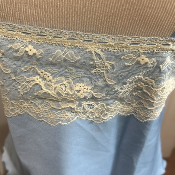 Vintage baby blue Eve Stillman, Bloomingdale lingerie 1970s - Picture 5 of 6